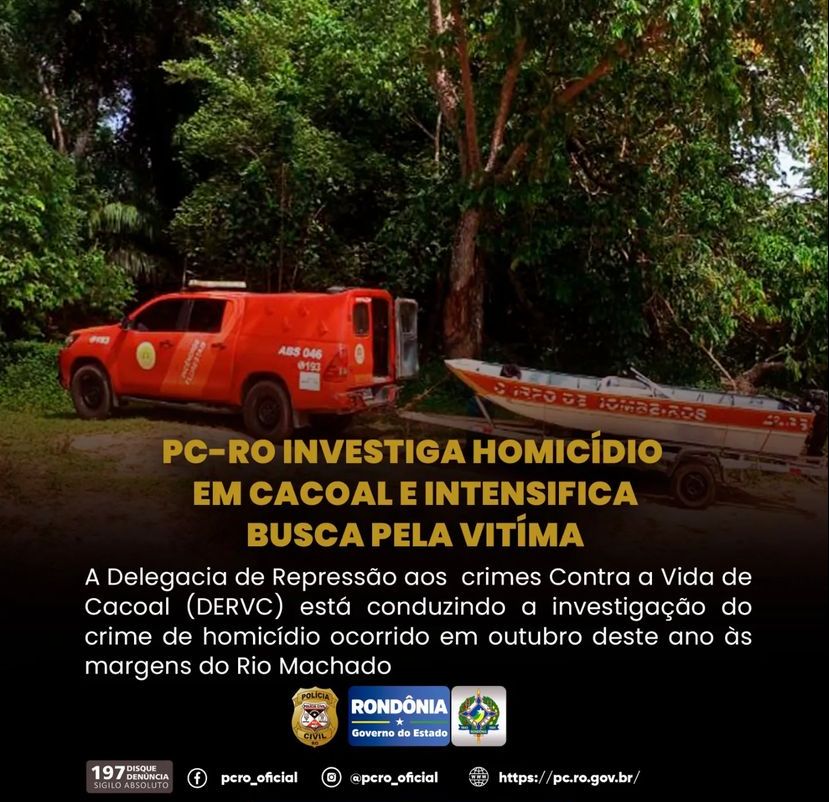 Reprodução - PC/RO