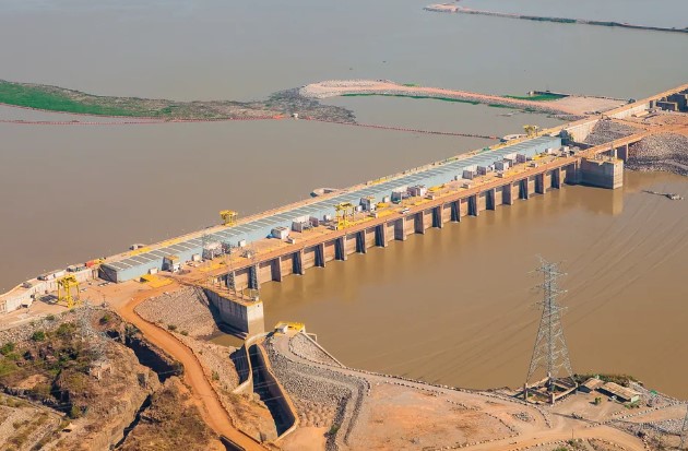Hidrelétrica de Santo Antônio no Rio Madeira — Foto: Beethoven Delano/Arquivo Pessoal