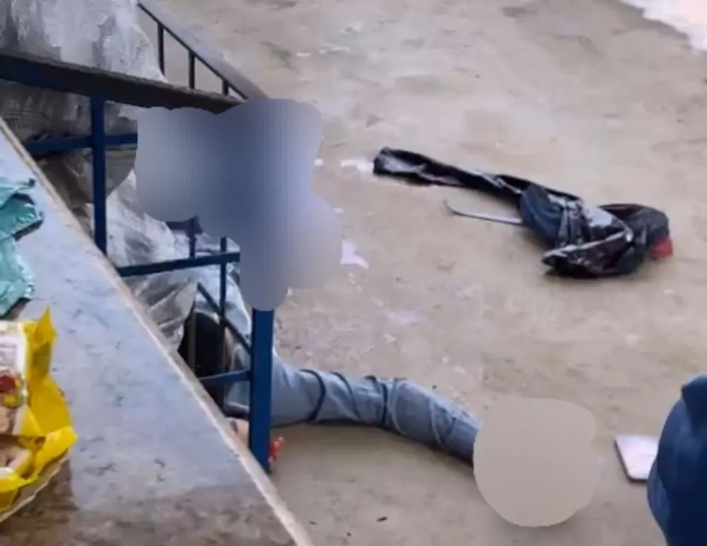 Homem é atacado a tiros por dupla de moto em posto de combustível em Buritis | Foto: Reprodução/Redes Sociais