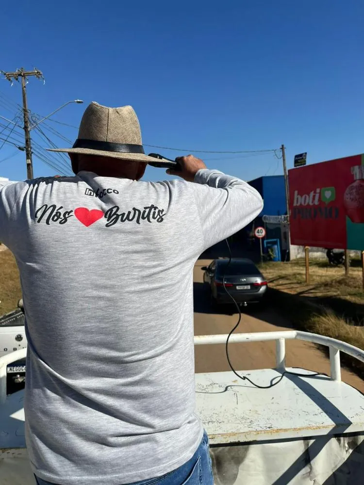 Candidato a vereador, irmão Sérgio teve que se afastar do programa InFoco e da rádio | Imagem: Gazeta Buritis