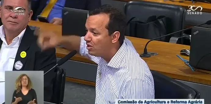 Foto: Captura de tela TV SENADO