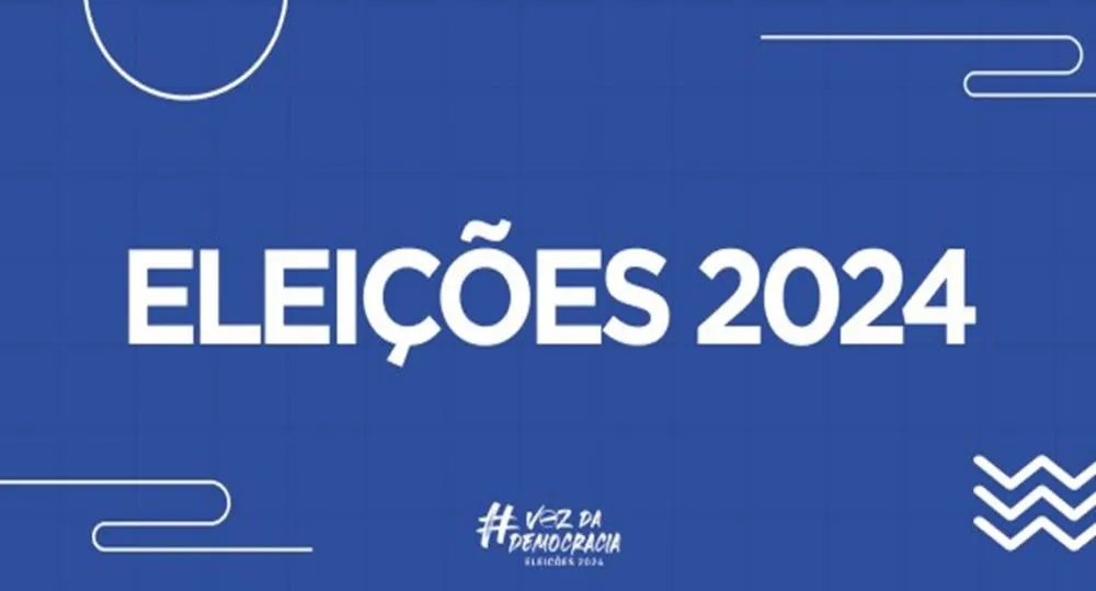 Banner eleições 2024 azul | Foto: TSE
