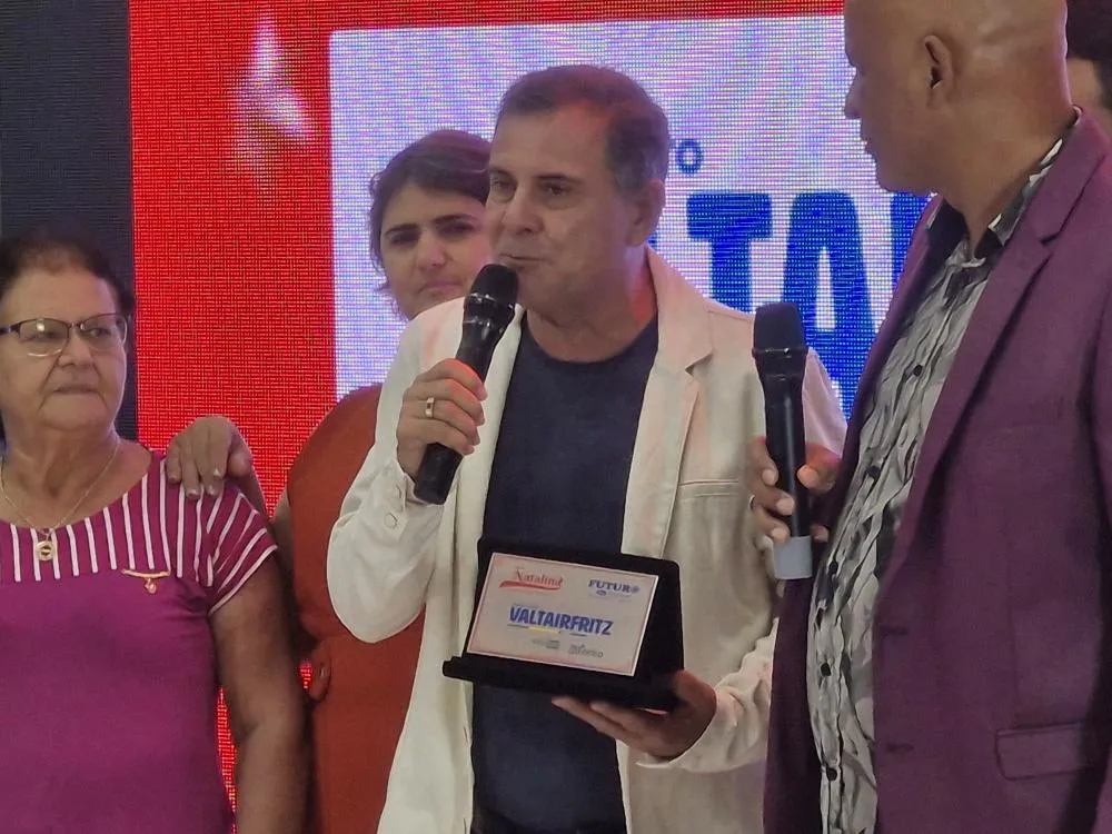 Valtair Fritz participando da Live Natalina | Foto: Gazeta Buritis