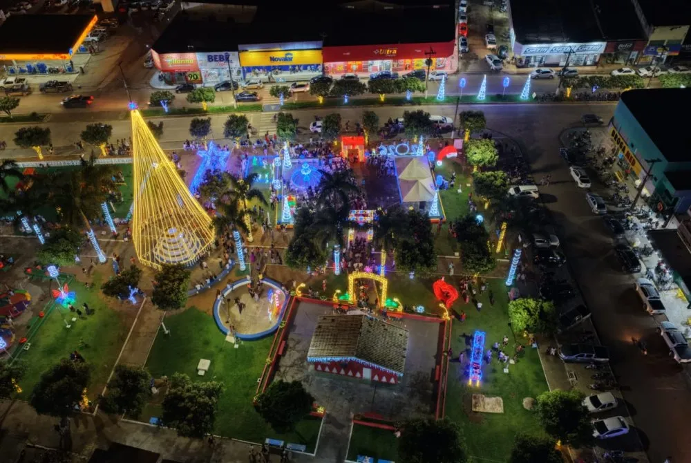 Rede elétrica da decoração de Natal é alvo de furtos e vandalismo em Buritis