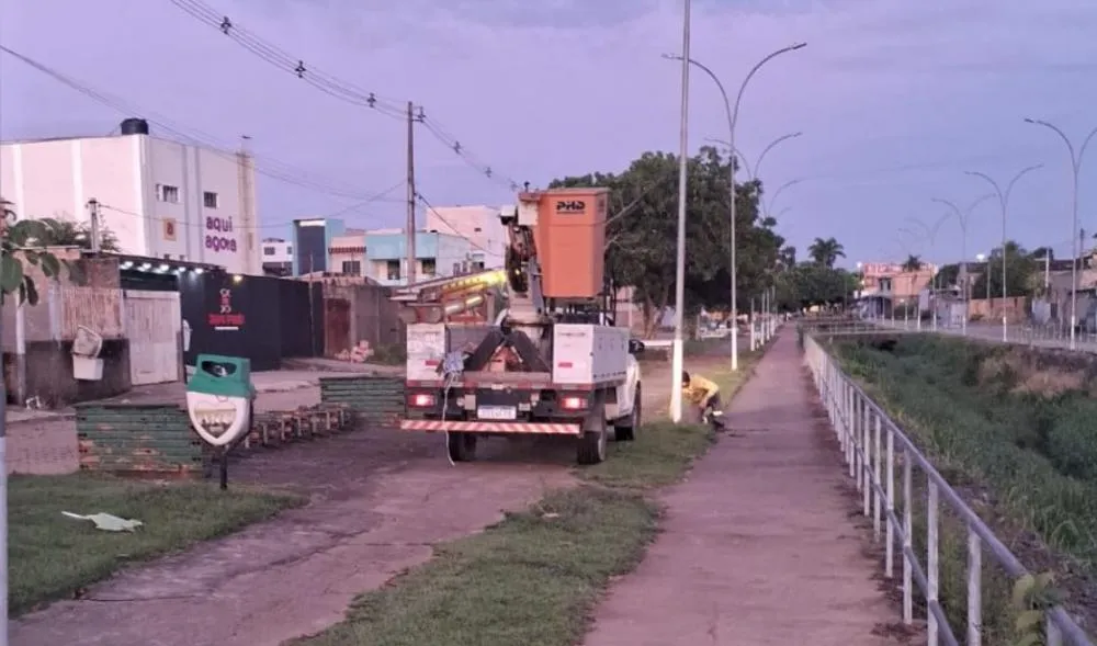 SEMOSP restabelece iluminação em canal após novos furtos de cabos