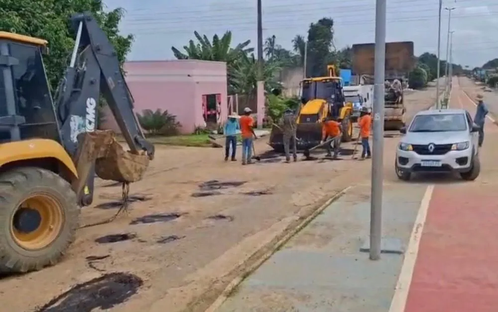 Avenida Paraná recebe operação tapa-buracos nesta terça-feira
