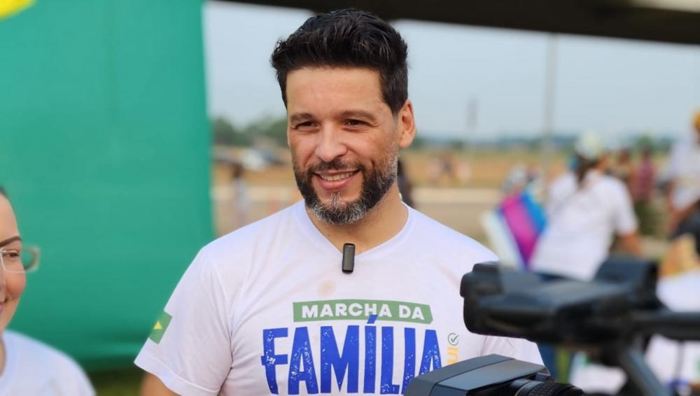 Camargo liderou Marcha da Família contra o aborto em Rondônia - (Foto: Welik Soares)