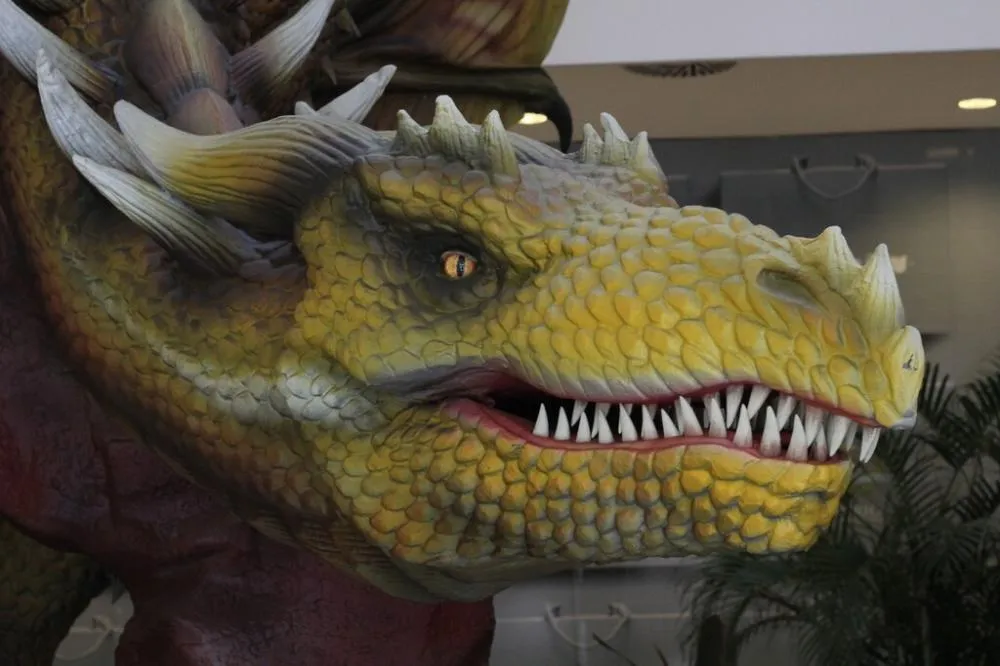Em Belém, exposição gratuita apresenta Dragões gigantes