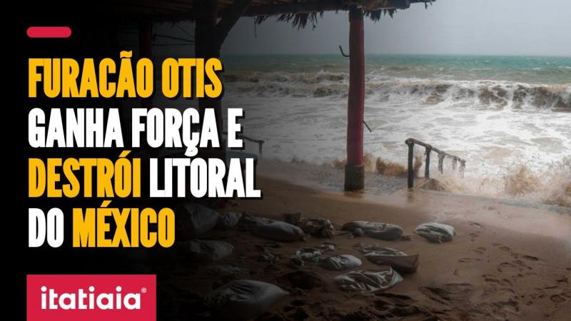 FURACÃO OTIS ATINGE CATEGORIA 5 E CAUSA DESTRUIÇÃO NO MÉXICO